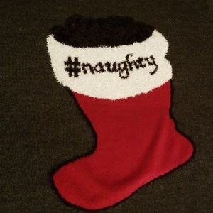 Avenue Christmas sweater "NAUGHTY" sz 14/16